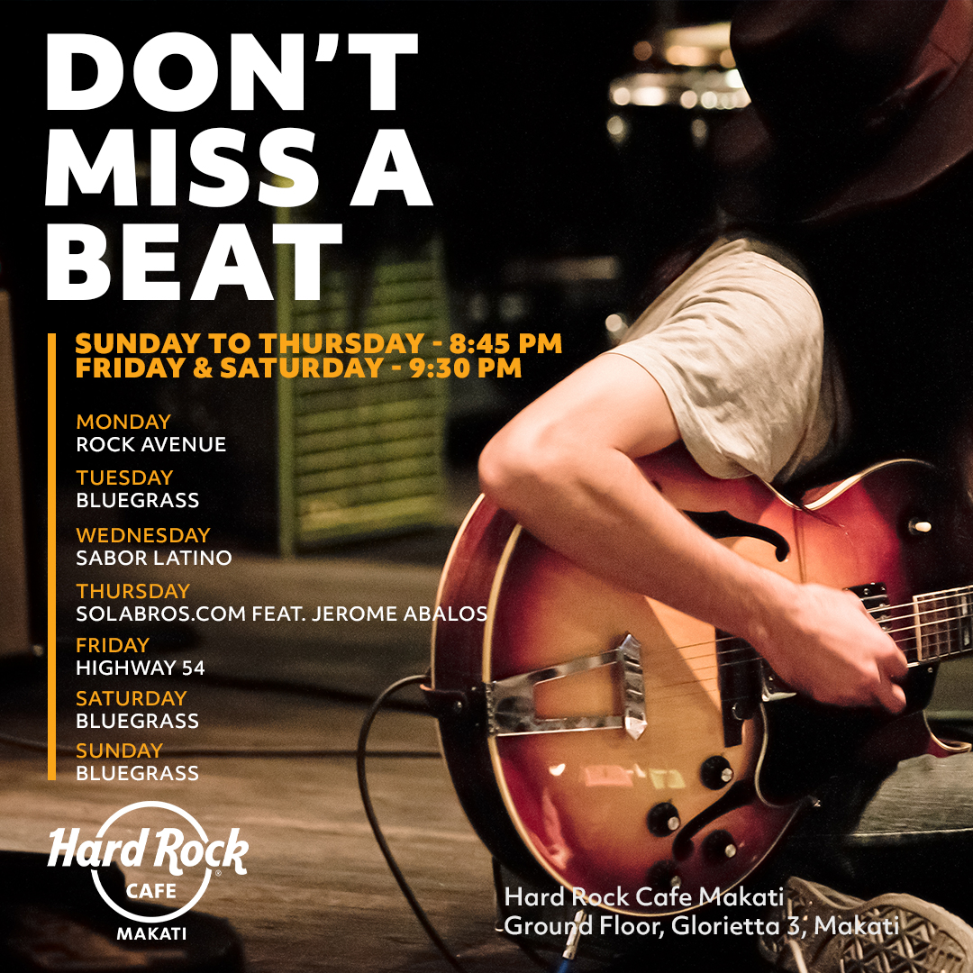 Band schedule promotional layout
