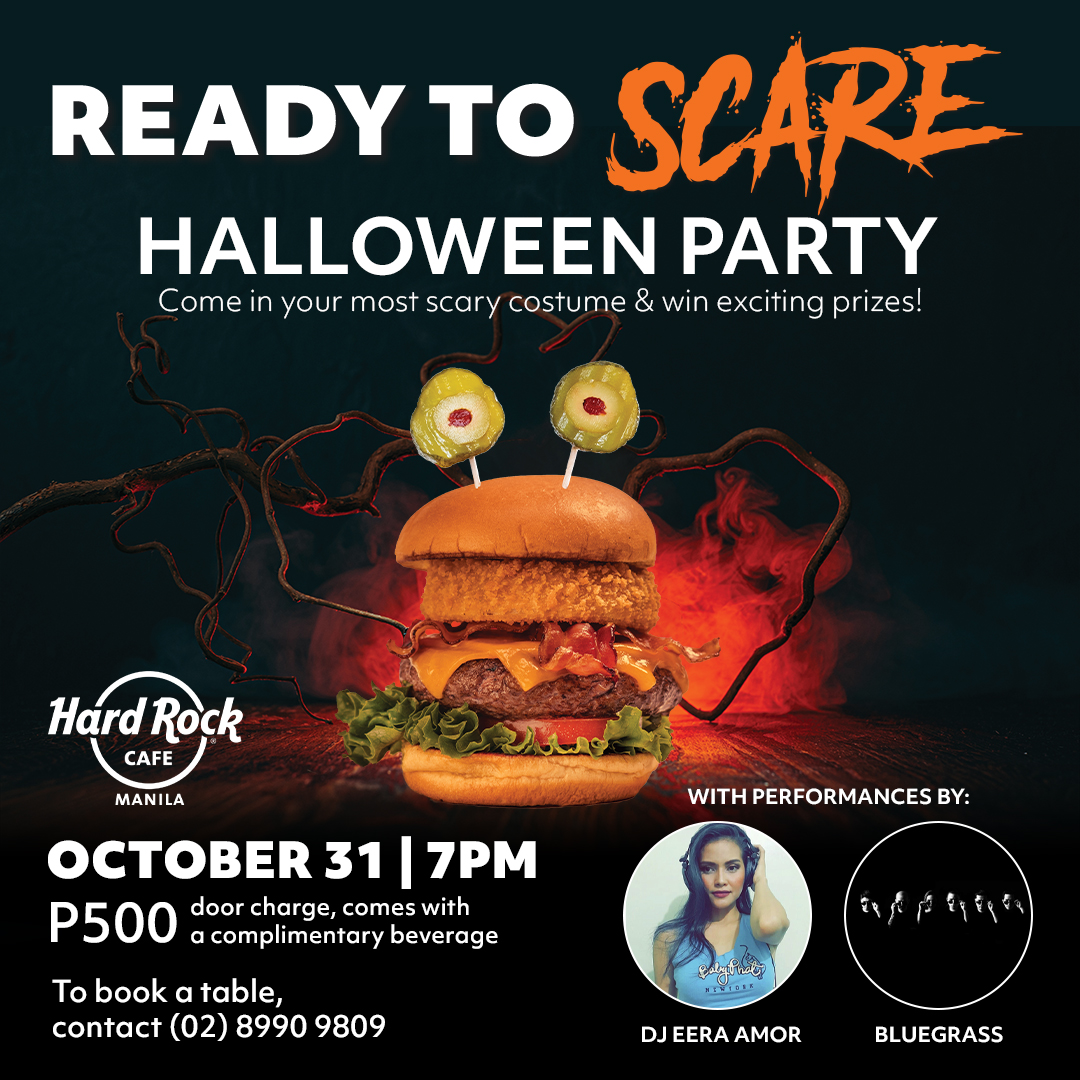 Hard Rock Cafe Halloween campaign graphic